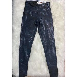 CK Performance Navy Metallic Leggings
